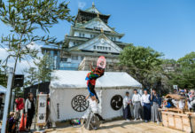 5月1日 大阪城での総舞奉納 5月1日 大阪城での総舞奉納