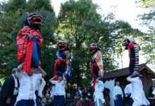 12月24日 増田神社にて総舞奉納 12月24日 増田神社にて総舞奉納