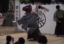 大内神社での総舞報告