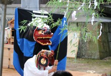 片山日子神社での総舞報告