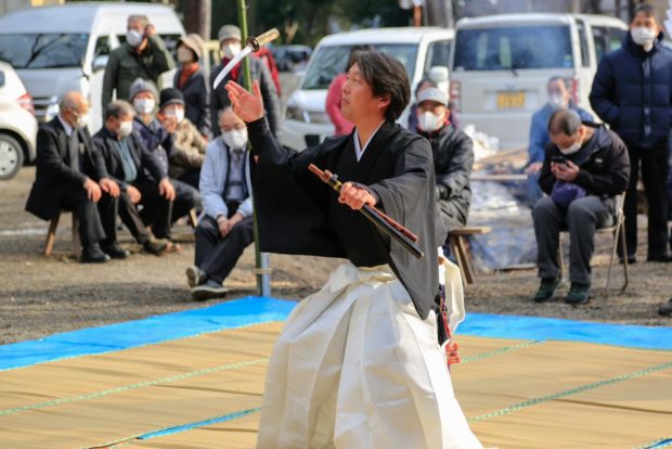 2月1日 東近江市河桁河辺神社での加藤菊太夫社中総舞ご報告 伊勢大神楽 山本勘太夫 獅子舞